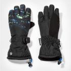 Boys' Printed Colorblock Ski Gloves - C9 Champion Black 4-7, Boy's, Green Blue Black