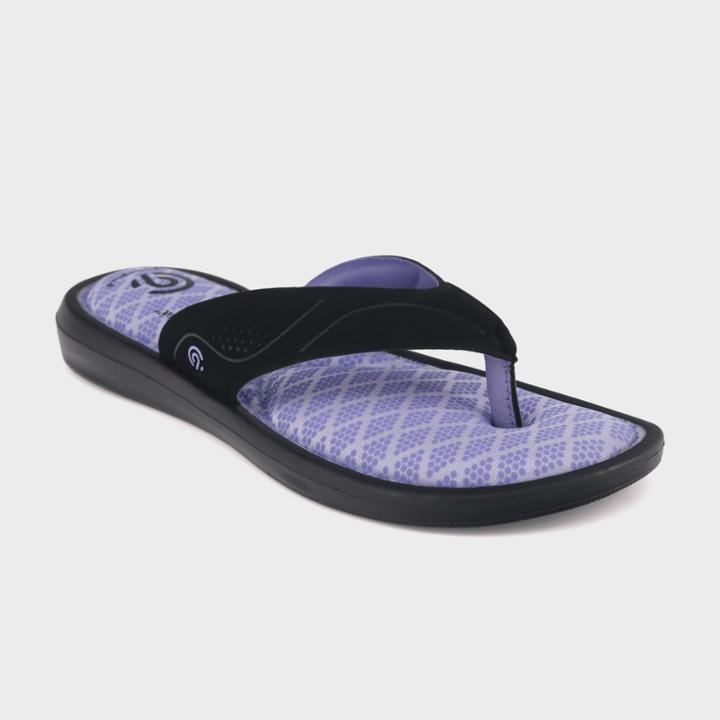 Girls' Marguerite Sport Memory Foam Flip Flop Sandals- C9 Champion Purple