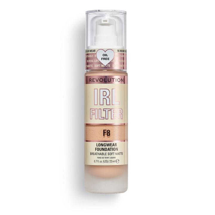 Makeup Revolution Irl Filter Longwear Foundation - F8