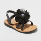 Toddler Girls' Flowers By Nina Meryl Sandals - Black