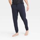Men's Soft Gym Pants - All In Motion Navy S, Men's, Size: