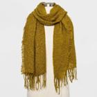 Women's Brushed Yard Blanket Scarf - Wild Fable Green One Size, Women's