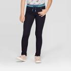 Girls' Knit Waist Cozy Jeggings - Cat & Jack Dark Wash
