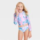 Girls' Tie-dye Dreamer Swimwear Set - Cat & Jack