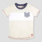 Petiteburt's Bees Baby Toddler Boys' Insert Pocket Short Sleeve T-shirt - Beige 6, Toddler Boy's, Brown