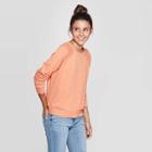 Women's Crewneck Sweatshirt - Universal Thread Peach (pink)