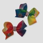Girls' Jojo Siwa Rainbow Shoe Charms, Multicolor Rainbow
