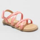 Toddler Girls' Mabyn Slide Sandals - Cat & Jack Coral (pink)