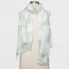 Women's Floral Scarf - A New Day Mint Green, Women's,