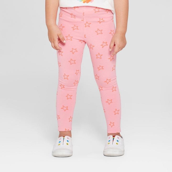 Toddler Girls' Leggings - Cat & Jack Pink Carnation