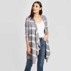 Women's Long Sleeve Cardigan - Knox Rose Gray