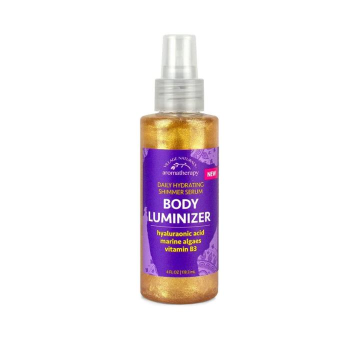 Village Naturals Aromatherapy India Relaxing Body Luminizer