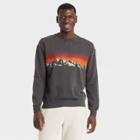 Men's Standard Fit Crewneck Pullover Sweatshirt - Goodfellow & Co Charcoal Gray
