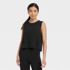 Women's Active Cropped Tank Top - All In Motion Black