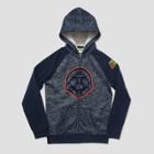 Nintendo Boys' Super Mario Hooded Fleece Jacket - Navy