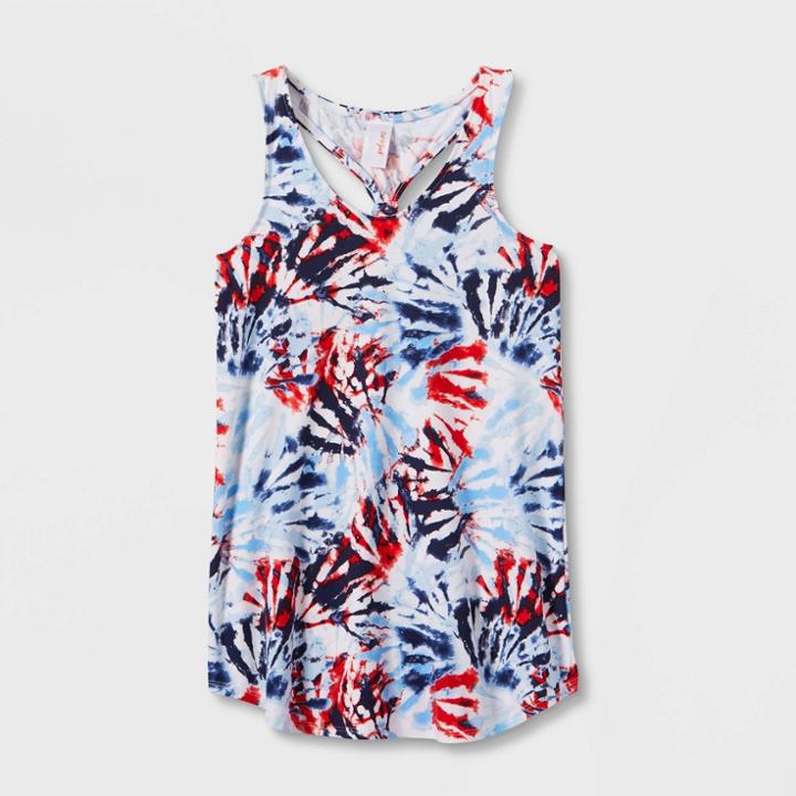 Girls' Tie-dye Cover Up Dress - Cat & Jack Xs, Blue/blue/blue