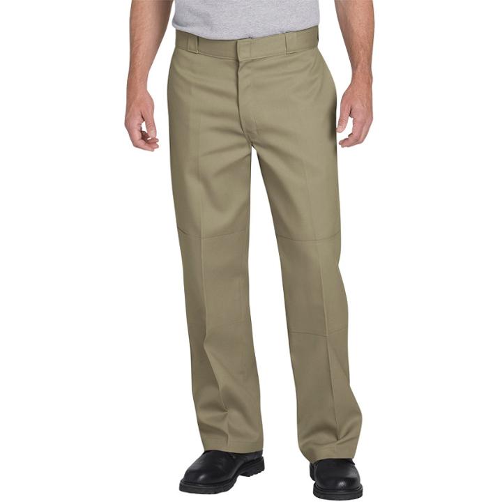 Dickies Men's Big & Tall Flex Loose Straight Fit Double Knee Work Pants - Desert Tan