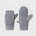 Women's Fingerless Glove With Flip - C9 Champion Gray One Size, Black