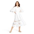 Women's Ric Rac Shirtdress - Lisa Marie Fernandez For Target White