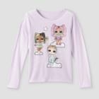 Girls' L.o.l. Surprise! Long Sleeve Graphic T-shirt - Purple