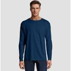 Hanes Men's Long Sleeve Beefy T-shirt - Navy