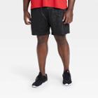 Men's Big & Tall Camo Print Training Shorts 8.5 - All In Motion Black