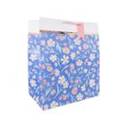 Spritz Jumbo Floral Printed Foil Bag With Tag Blue -