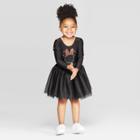 Toddler Girls' Minnie Mouse Halloween Tutu Dress - Black