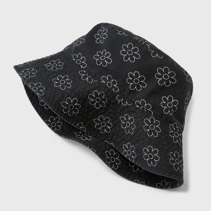 Girls' Bucket Hat - Art Class Black