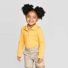 Toddler Girls' Uniform Polo Shirt - Cat & Jack Zinnia Gold