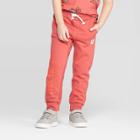 Toddler Boys' 'summer Vibes' Pull-on Joggers - Art Class Red 12m, Boy's, Pink