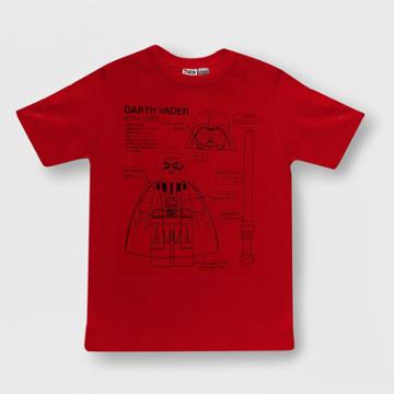 Boys' Lego Star Wars Short Sleeve Graphic T-shirt - Red