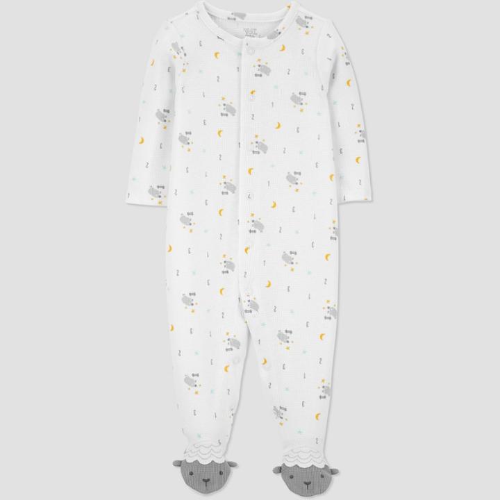 Baby Sheep Sleep N' Play - Just One You Made By Carter's White Newborn