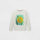 Boys' Cycling Dino Pullover Sweatshirt - Cat & Jack Cream