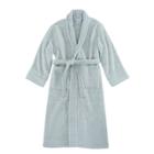 L/xl Luxe Zero Twist Bath Robe Blue - Charisma