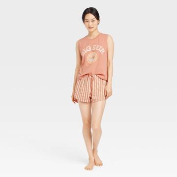 Women's Weekend Soul Tank Top And Shorts Pajama