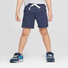 Toddler Boys' Knit Pull-on Shorts - Cat & Jack Navy 18m, Boy's, Blue