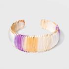 Raffia Wrapped Cuff Bracelet - A New Day ,