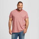 Target Men's Tall Striped Short Sleeve Novelty T-shirt - Goodfellow & Co Ripe Red