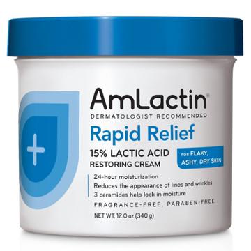 Amlactin Rapid Relief Cream Jar