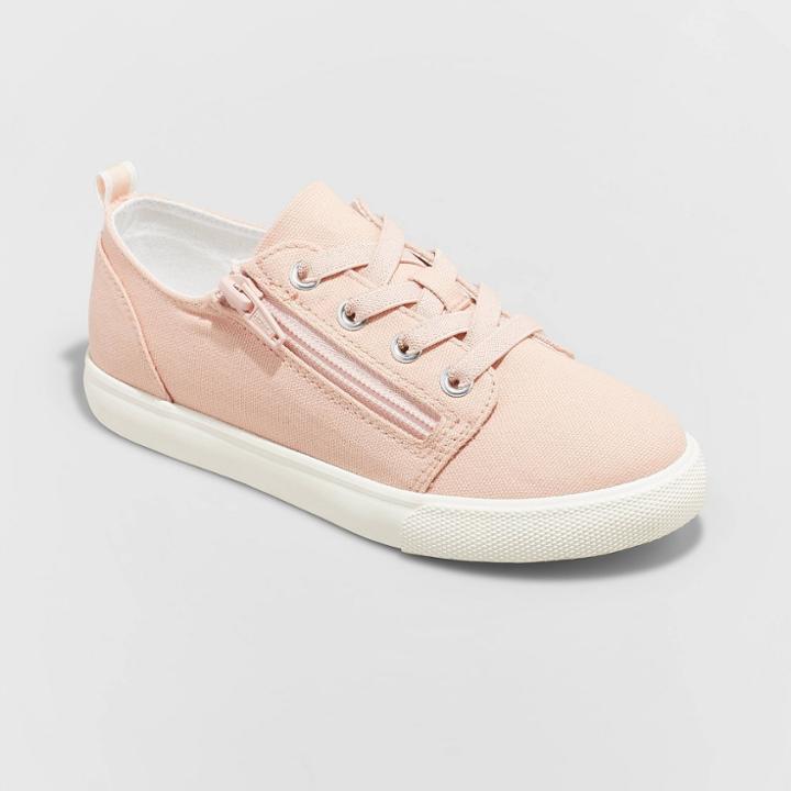 Girls' Lucian Patchwork Floral Print Sneakers - Cat & Jack Blush