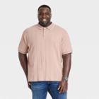 Men's Big & Tall Regular Fit Short Sleeve Polo Shirt - Goodfellow & Co Pink
