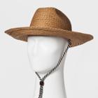 Target Men's Raffia Straw Panama Hats - Goodfellow & Co Tan