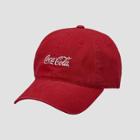 Coca-cola Women's Coco-cola Cotton Twill Baseball Hat - Red