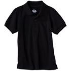 Dickies Boys' Pique Uniform Polo Shirt - Black S, Boy's,