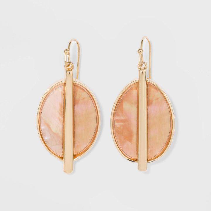 Shell Drop Earrings - A New Day Gold, Women's