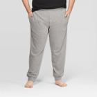 Men's Big & Tall Knit Jogger Pajama Pants - Goodfellow & Co Thundering Gray