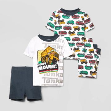 Toddler Boys' 4pc Tonka Mighty Mover Pajama