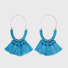 Sugarfix By Baublebar Multi-tassel Threader Earrings - Blue