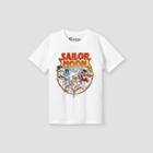 Boys' Sailor Moon Short Sleeve Graphic T-shirt - White
